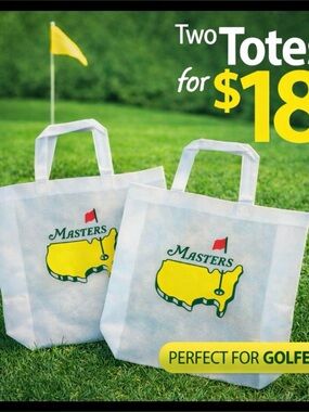White Tote Bags with Yellow Masters tote bag